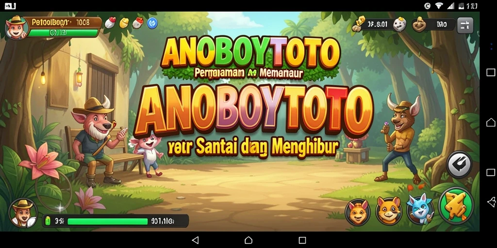 Tampilan gameplay ANOBOYTOTO yang menarik dan penuh warna.