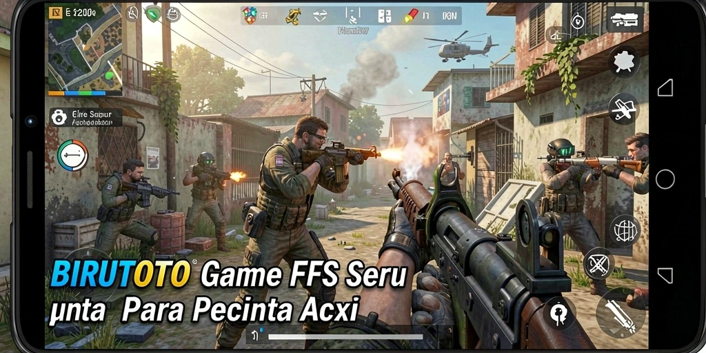 Tampilan gameplay BIRUTOTO yang intens dan mendebarkan.