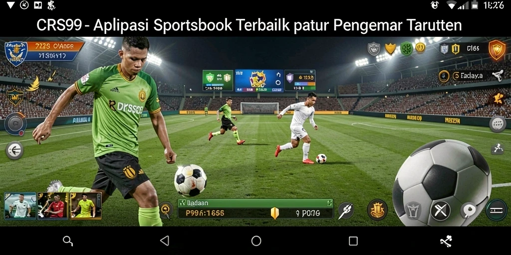 Screenshot CRS99 menunjukkan antarmuka taruhan olahraga yang menarik.
