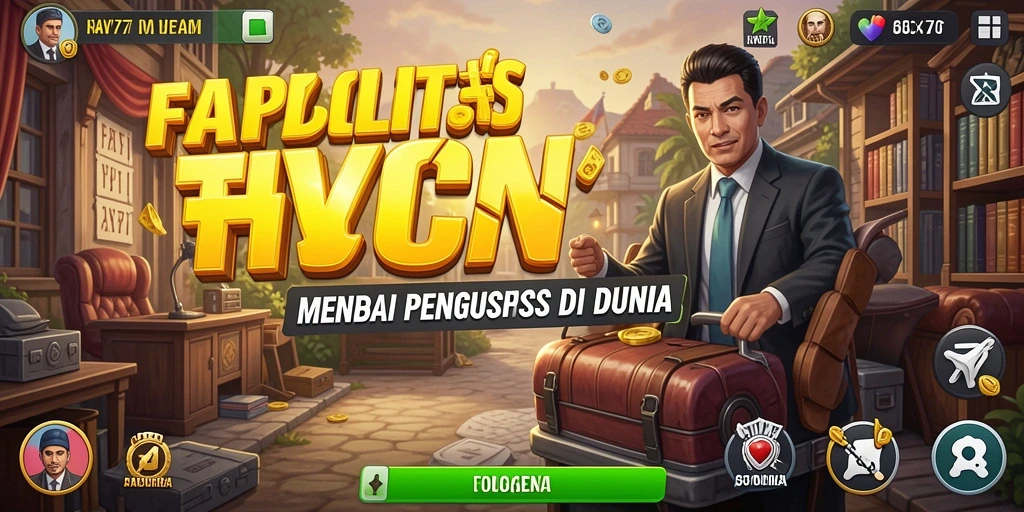 Screenshot FAV77 menampilkan pemain mengelola bisnis mereka dengan baik.