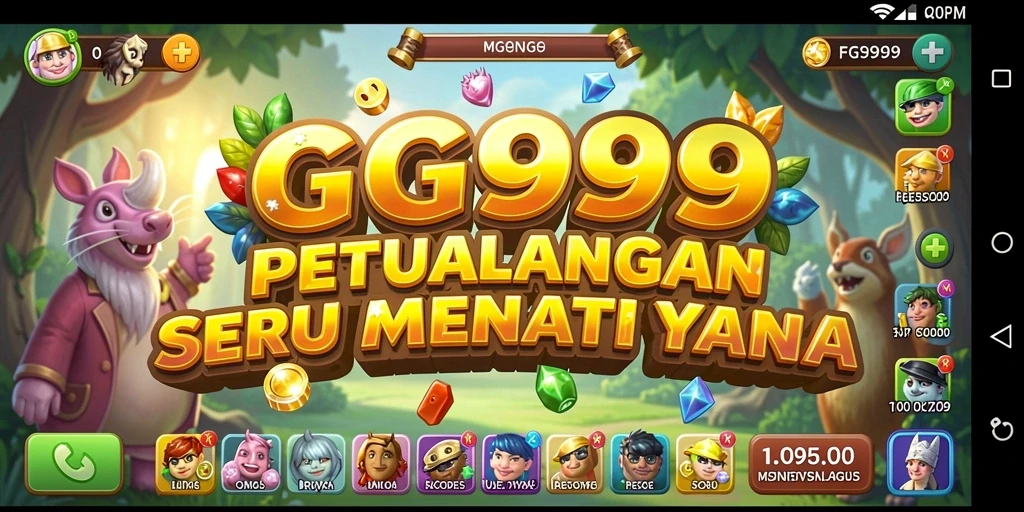 Tampilan gameplay GG999 yang mendebarkan dalam dunia petualangan.