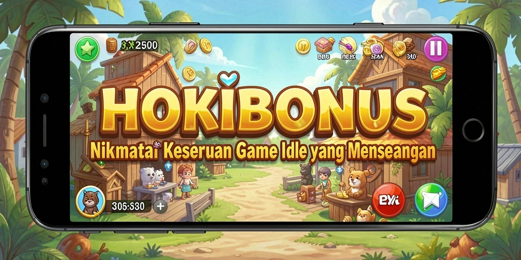 Tampilan gameplay HOKIBONUS yang santai dan menghibur.