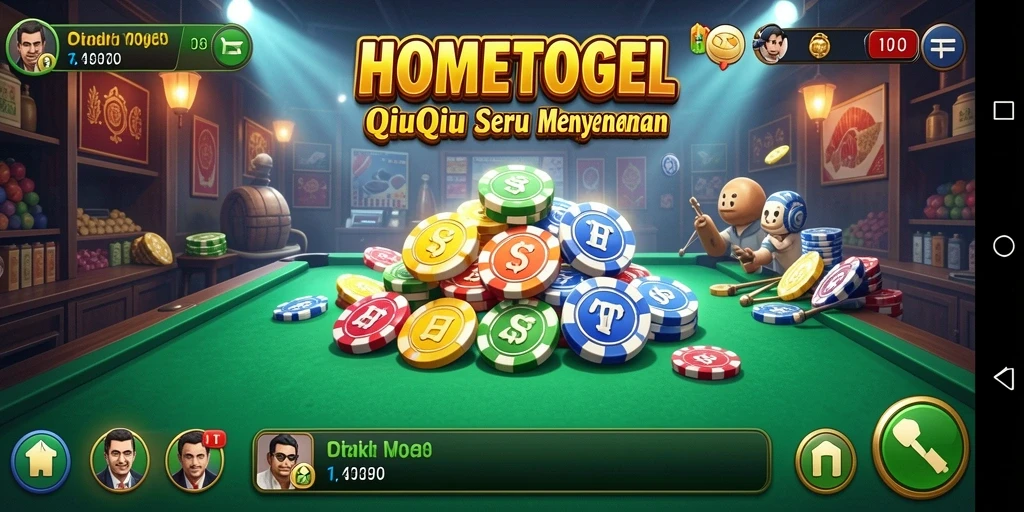 Tampilan gameplay QiuQiu yang menarik dan seru.