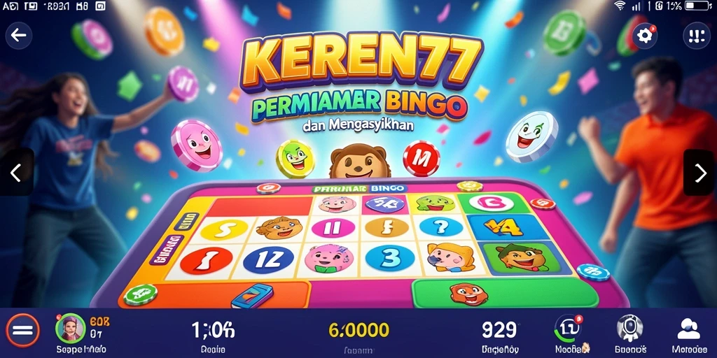 Tampilan gameplay KEREN77 yang seru dan interaktif dalam permainan Bingo.