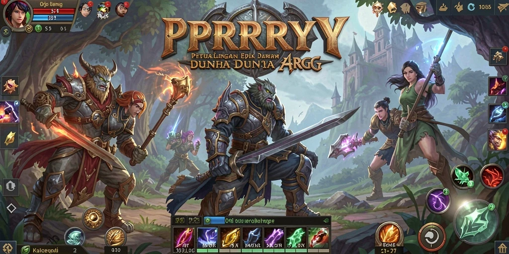 Tangkapan layar menunjukkan aksi seru serta grafis menawan dalam gameplay ARPG.