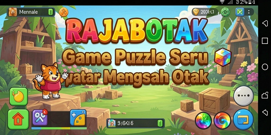 Tampilan gameplay puzzle menantang di RAJABOTAK