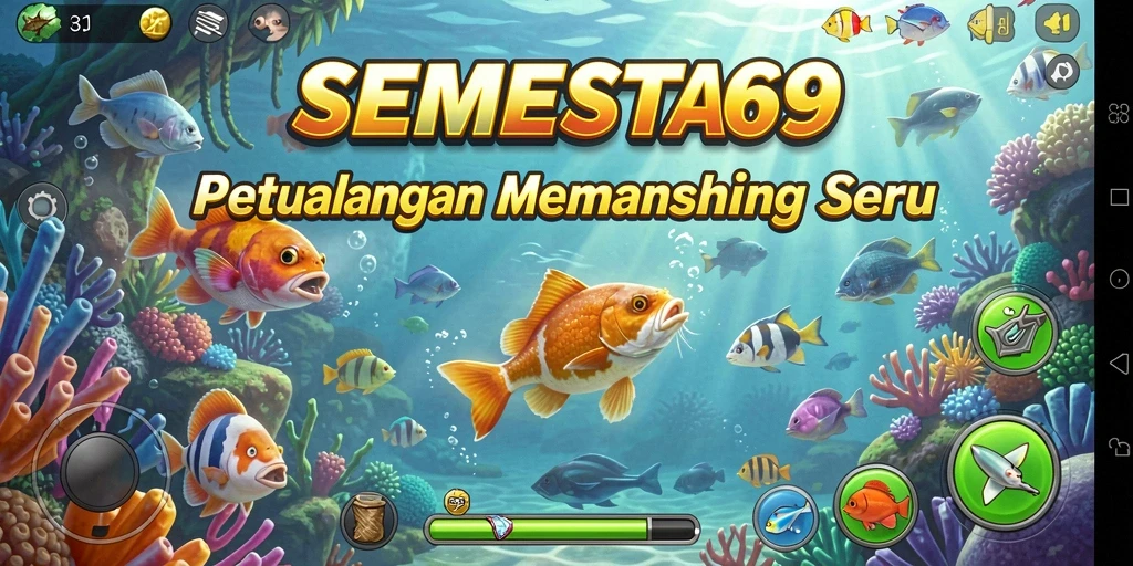 Gameplay memancing yang menarik dan realistis di SEMESTA69.