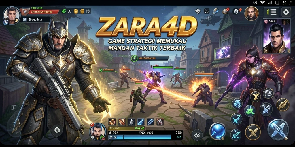 Tampilan menarik dari gameplay ZARA4D yang menegangkan.